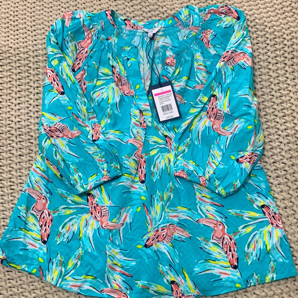 Crown and Ivy toucan top - small